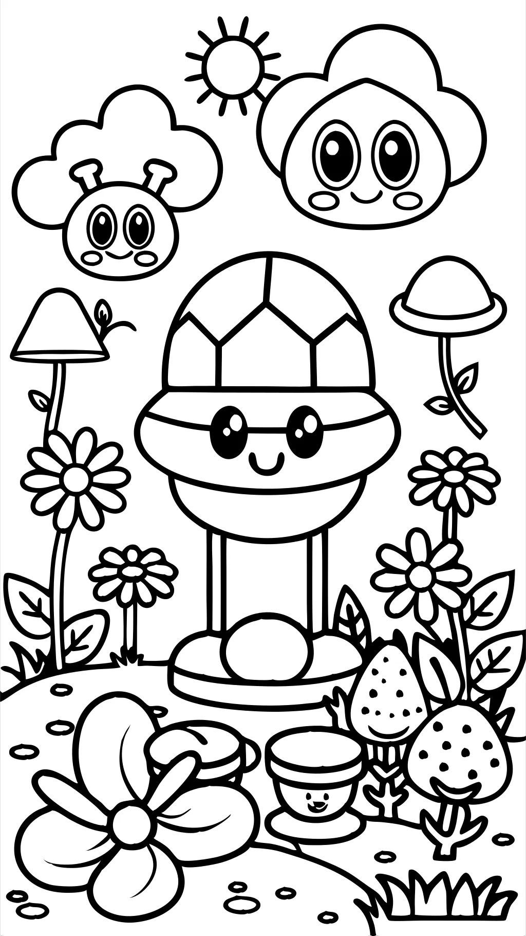 Cinq nuits à Freddy’s Coloring Pages Garten de Banban